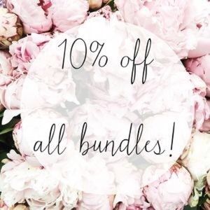 BUNDLE 2+ ITEMS & GET 10% OFF 💕💕